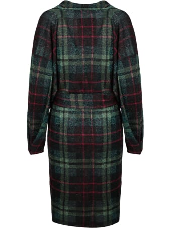 Circus Hotel Tartan Lurex Kimono