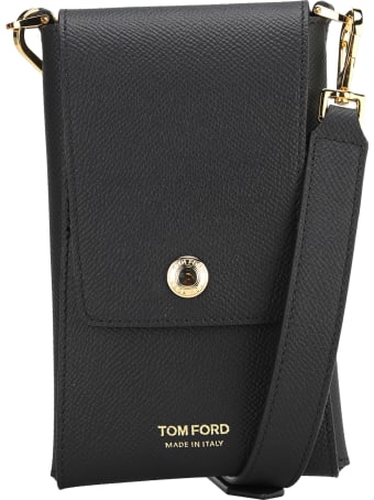 Tom Ford Small Grain Leather Phone Envelope Wallet