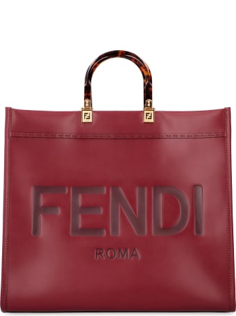 Fendi Sunshine Leather Tote