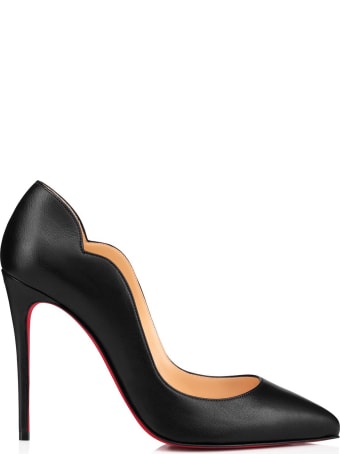 Christian Louboutin Black Leather Hot Chick Pumps