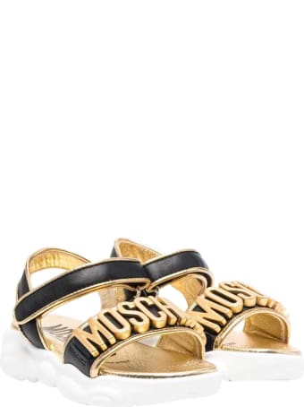 Moschino Black Sandals