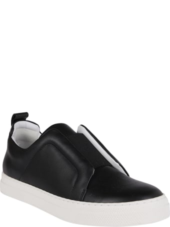 Pierre Hardy Black Leather Slider Sneakers