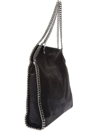 Stella McCartney Medium Falabella Black Shaggy Faux Deer Bag