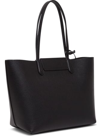 Salvatore Ferragamo Gancini Travel Tote Shopper In Leather