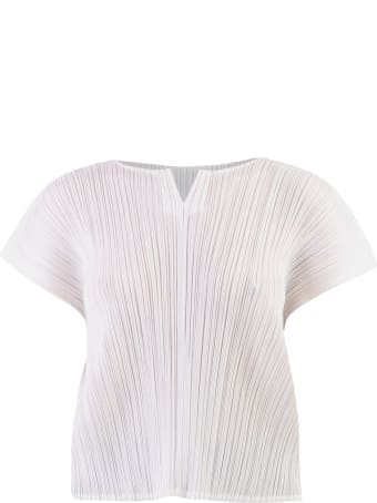 Pleats Please Issey Miyake Pleated Blouse