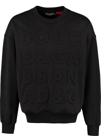Dolce & Gabbana Logo Detail Cotton Sweatshirt