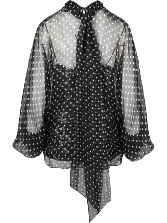 Valentino Top In Printed Chiffon
