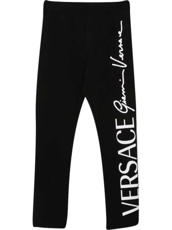 Versace Black Leggings