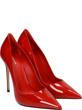 Le Silla Deco Eva 120 Pumps In Red Patent Leather