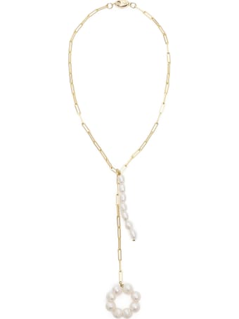 Timeless Pearly Chain Necklace With Pearls