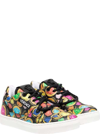 Young Versace Medusa Sneakers