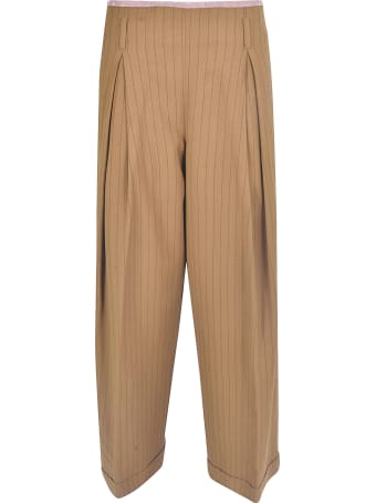 Ibrigu Straight-leg Striped Trousers