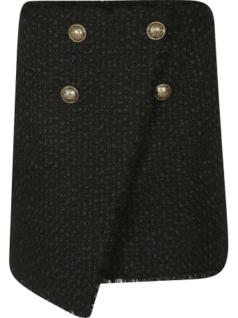 Balmain Button-embellished Mini Skirt