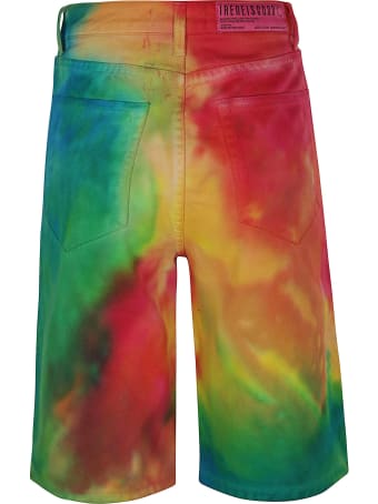 IRENEISGOOD Rainbow Denim Shorts
