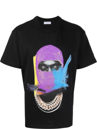 ih nom uh nit Black Cotton T-shirt