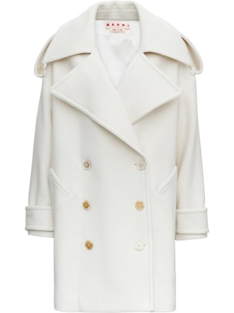 Marni Double-breasted Oversize Wool Coat