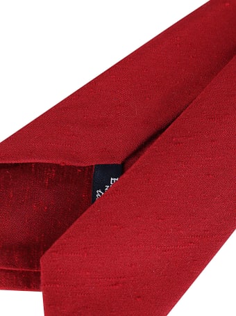 Barba Napoli Red Silk Tie