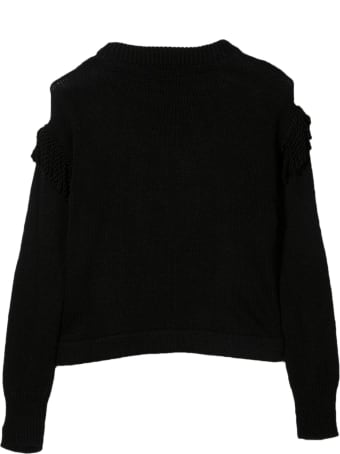 Alberta Ferretti Black Alpaca-wool Blend Jumper