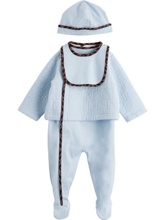 Fendi Ff-trim Three-piece Set