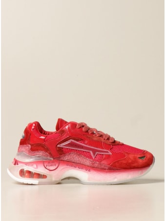 Premiata Sneakers Sharky Premiata Sneakers In Suede And Mesh