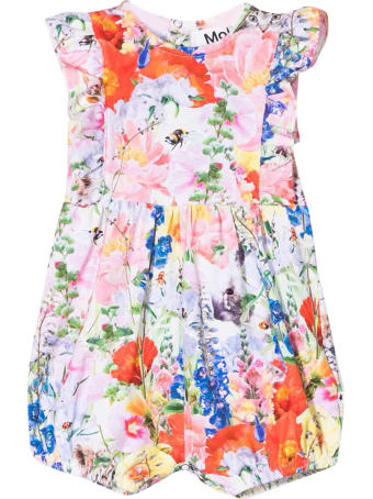 Molo Multicolor Print Rompers