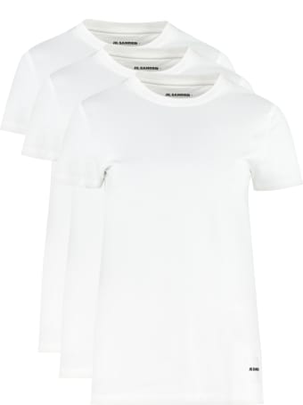 Jil Sander Set Of Three Cotton T-shirt