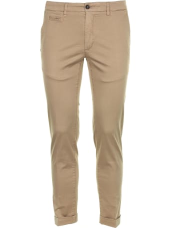 Re-HasH Tobacco Stretch Satin Trousers