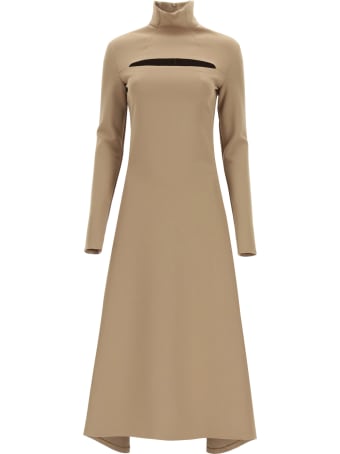 A.W.A.K.E. Mode Midi Dress With Cut Out