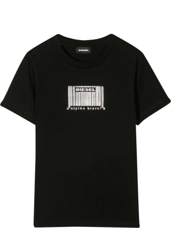 Diesel Black T-shirt Teen