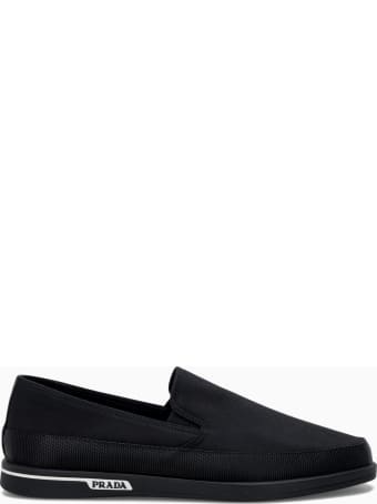 Prada Side Logo Loafers From Prada