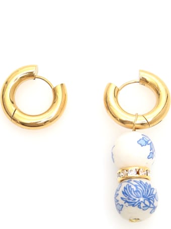 Timeless Pearly Single Pendant Earrings