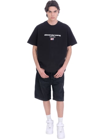 Alexander Wang T-shirt In Black Cotton