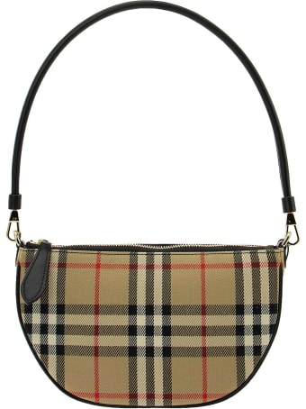 Burberry Vintage Check Cotton Olympia Pouch
