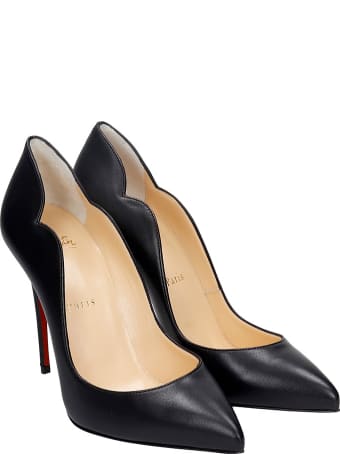 Christian Louboutin Hot Chick 100 Pumps In Black Leather