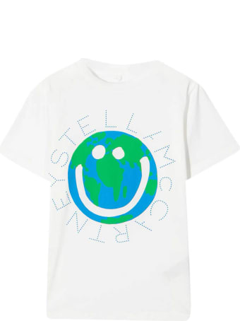 Stella McCartney White T-shirt With Multicolor Print