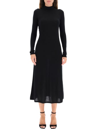 Le Kasha Knit Dress With Cut-out