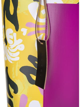 Marni Abstract-print Logo Tote Bag