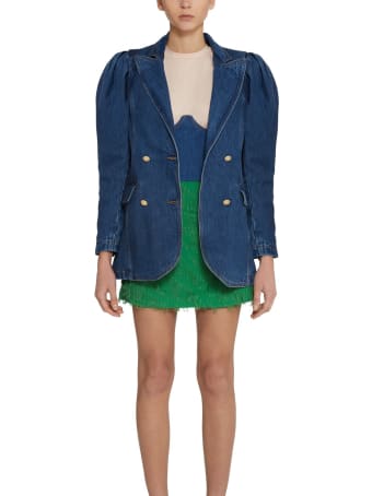 Amotea Baby Mini Skirt In Green Fil Coupe'