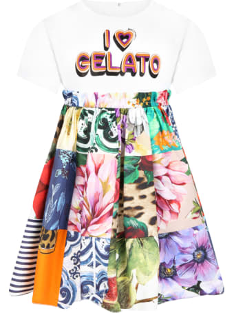 Dolce & Gabbana Multicolor Dress For Girl