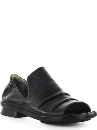 IXOS Silene Black Flat Sandal