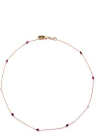 Lo Spazio Jewelry Lo Spazio Ruby and Diamond Necklace