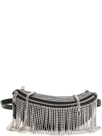 Miu Miu Crystal Fringed Beltbag