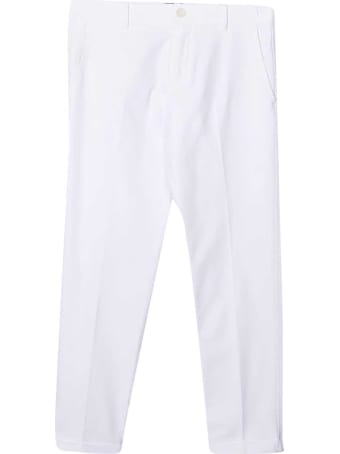 Fay White Chino Trousers