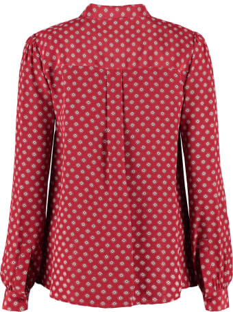 MICHAEL Michael Kors Printed Silk Blouse