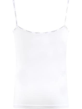 La Perla White Tank Top For Girl