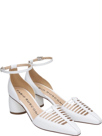 Fabio Rusconi Sandals In White Leather