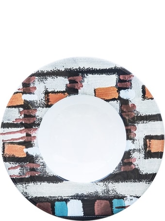Le Botteghe su Gologone Plates Round Ceramic Colores 25 Cm