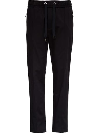 Dolce & Gabbana Black Trousers In Technical Fabric