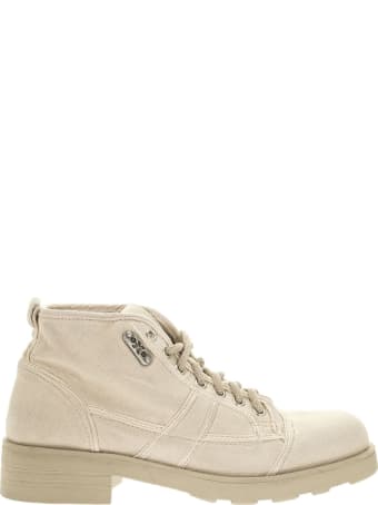 OXS Frank 1000 - Lace-up Ankle Boot In Canvas