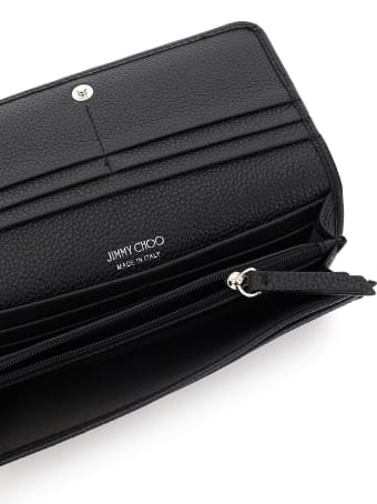 Jimmy Choo Nino Continental Wallet Star Studs